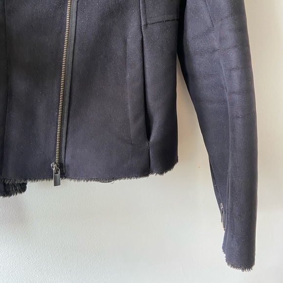 Moto suede jacket - Picture 3 of 8